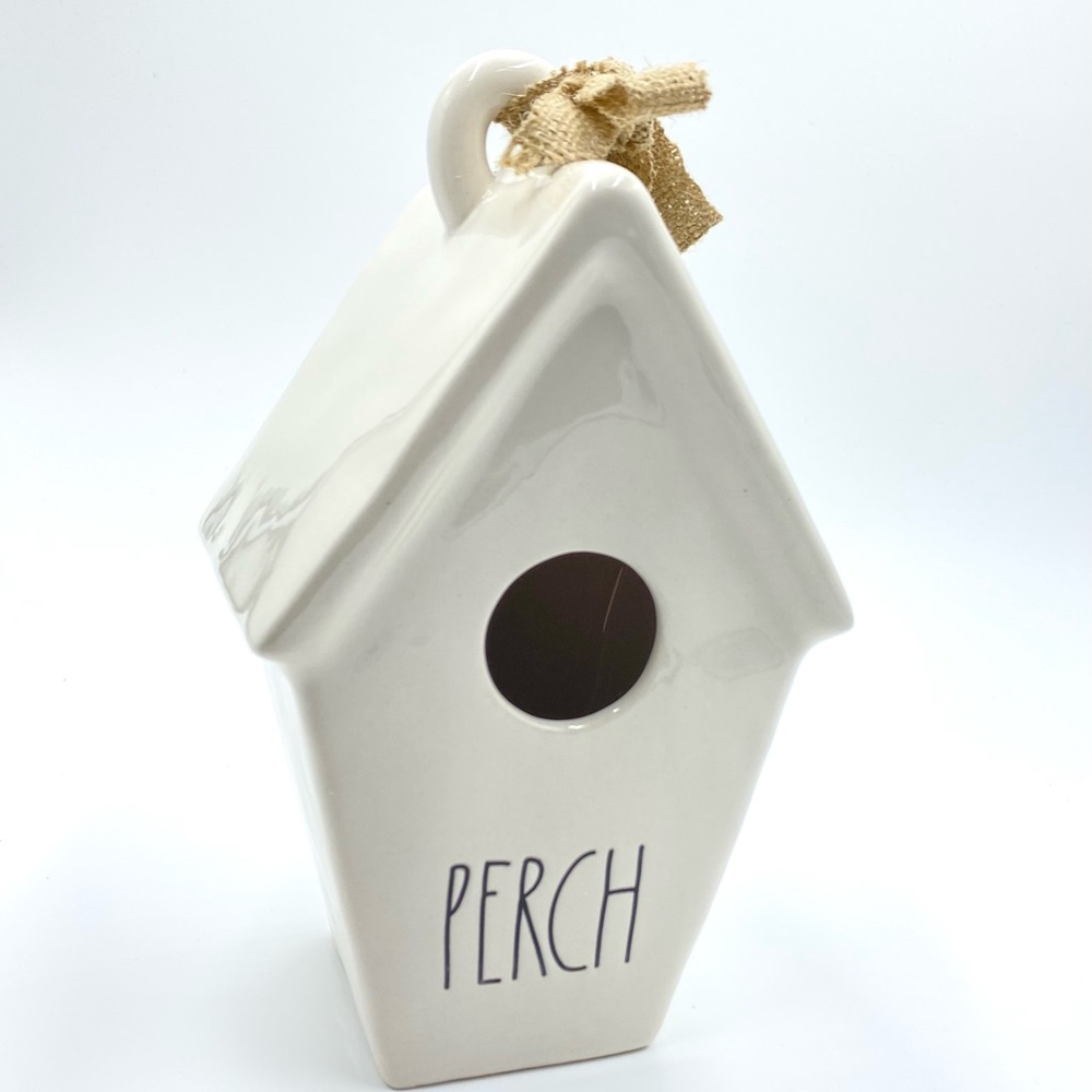 Rae Dunn “Perch” Ceramic Birdhouse